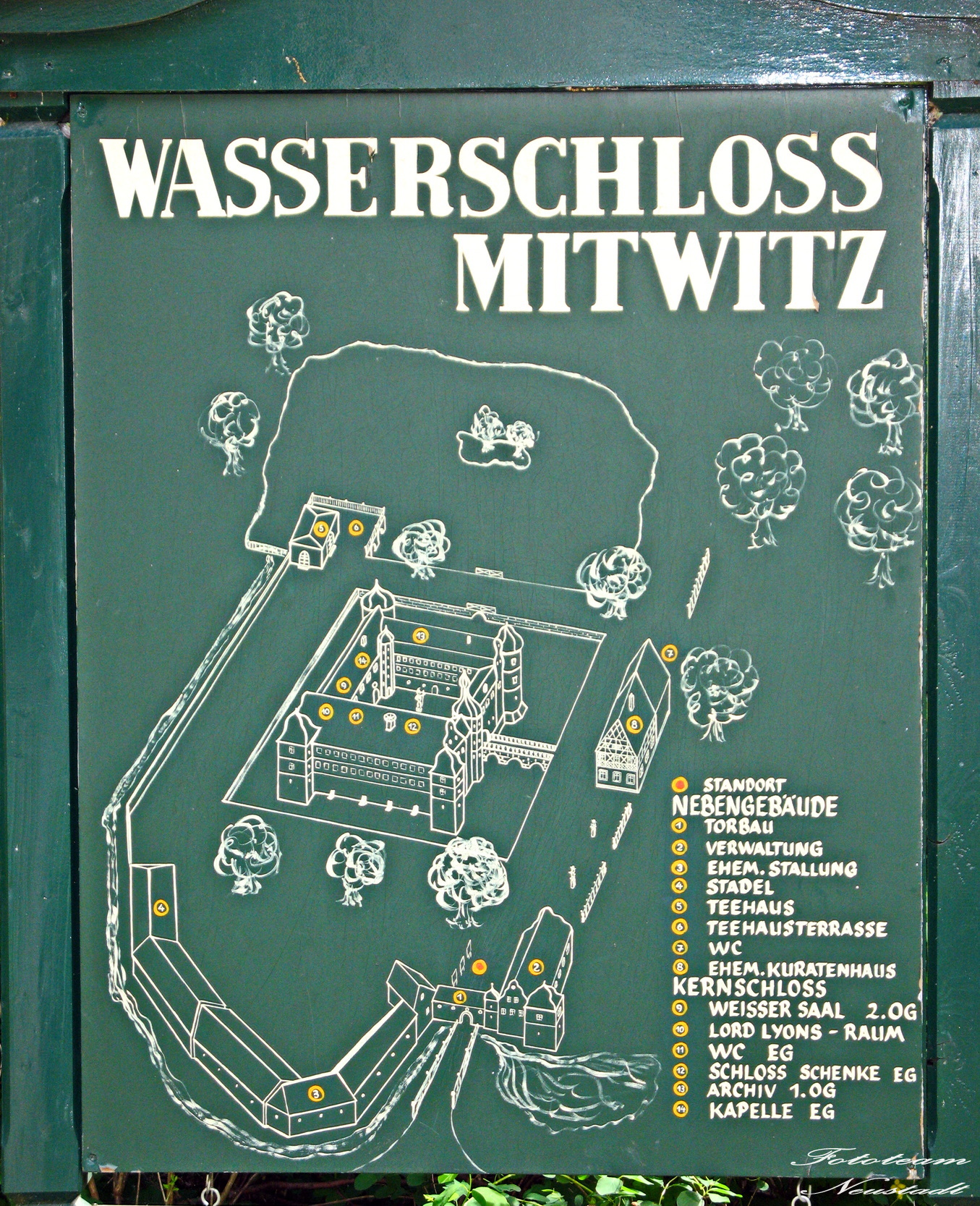 Schloss Übersichtskarte